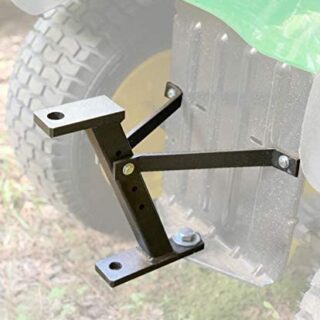 Eapele Trailer Hitch for Lawn Mower, Garden Tractor Trailer Hitch, Solid Iron Construction, Compatible with John Deere Ariens Cub Cadet Poulan Pro Husky Husqvarna Craftsman Riding Mower