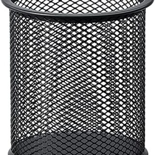 Amazon Basics Wire Mesh Pen Cup, Black